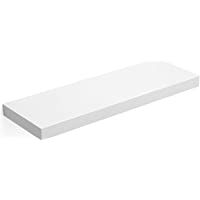 VASAGLE Estante Flotante- Estante de Pared para Fotos- Decoraciones- en Salón- Cocina- Pasillo- Dormitorio- Baño- Blanco…